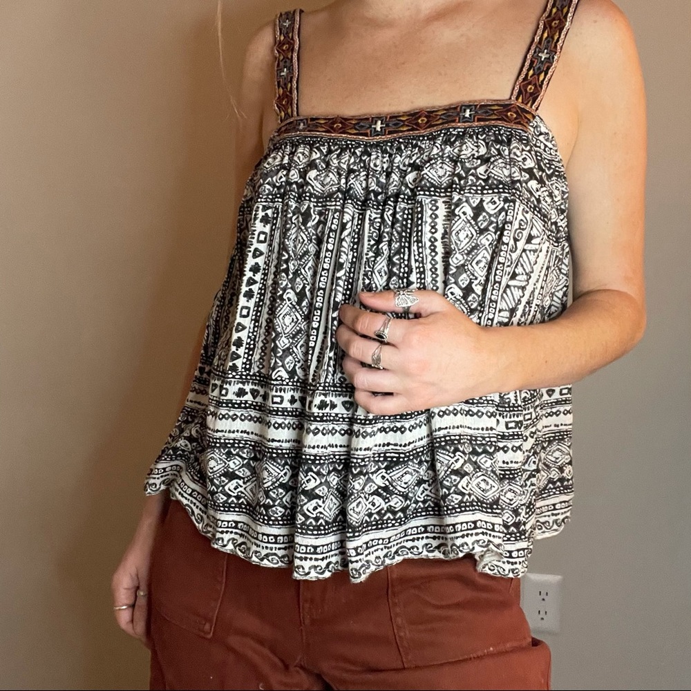Ecotè patterned tank top multicolor
